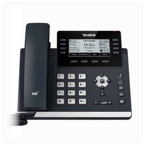 yealink sip t43u ip phone from movox. also available with our yealink sip-t43u ip phone rental plan