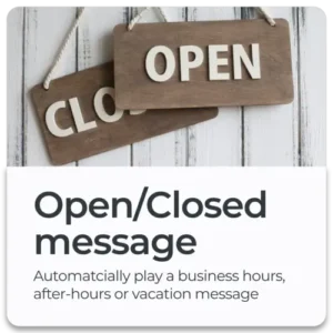 MOVOX Business Hours Message plan