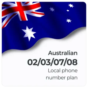 MOVOX Australian Local Phone Number Plan