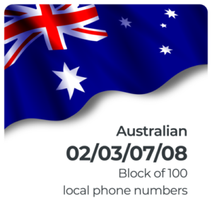 Block of 100 Local Phone Numbers, 100 phone number range