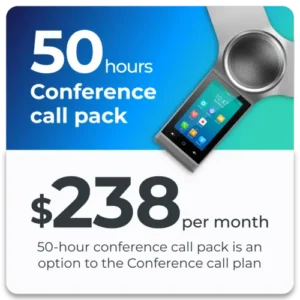 MOVOX conference call pack 50 hours per month