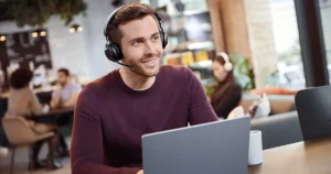 Wireless and corded PC and laptop headsets from Jabra and Plantronics