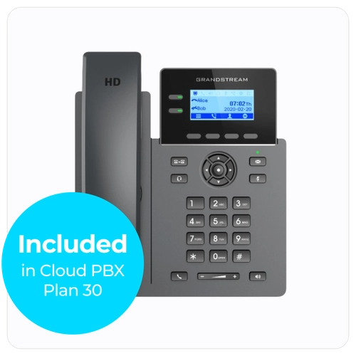 grandstream grp2602p ip phone from movox. also available with our grandstream grp2602p phone rental plan