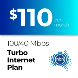 NBN 100/40 Mbps Turbo Internet Plan