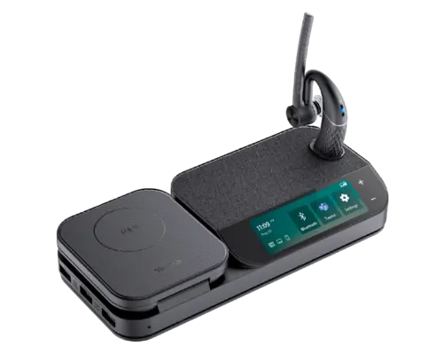 movox_yealink bh71-ws workstation MOVOX Yealink BH71-WS Mono Bluetooth Wireless Headset and Workstation