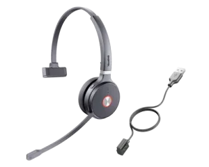 MOVOX Yealink WHM621 Mono Wireless Headset with Charging Cable