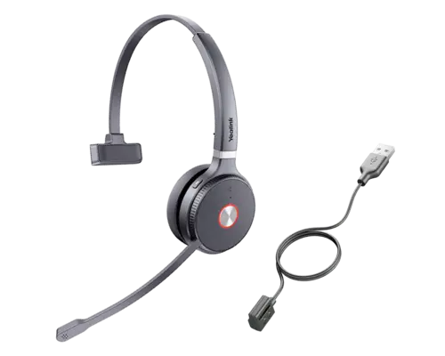movox_yealink whm621 400-500-1 MOVOX Yealink WHM621 Mono Wireless Headset with Charging Cable